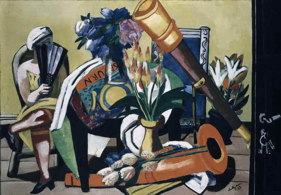 Grande natura morta con telescopio, 1927 - Pinakothek der Moderne, München